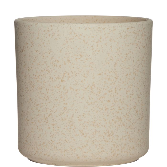 Cylinder Planter Ceramic off white h17 d17