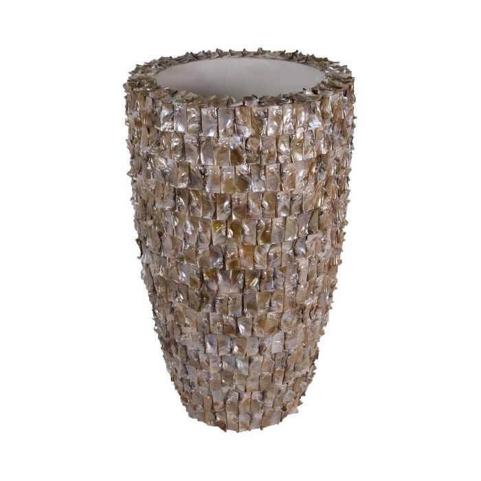 Tooth Shell Planter brown h60 d30