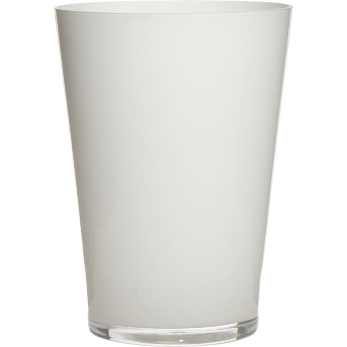 Conical Vase white h30 d22 (cc)