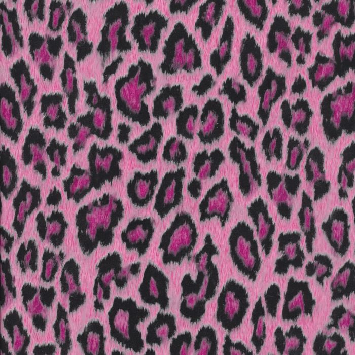 Leopard Self Adhesive Foil Big Roll pink 45cmx15mtr