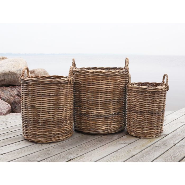 Old French Baskets  set of 3