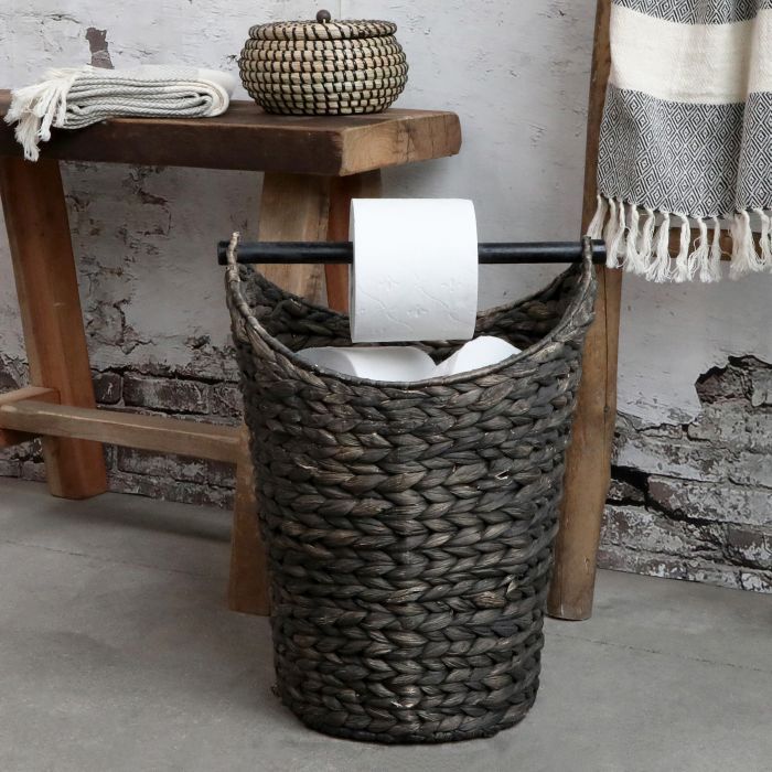 Basket w. toilet paper holder