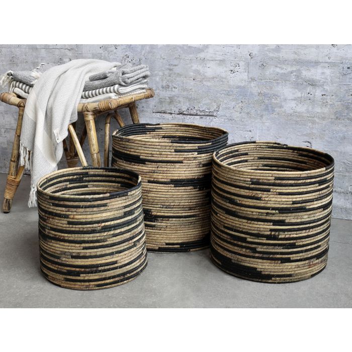Water Hyacinth Baskets set of 3