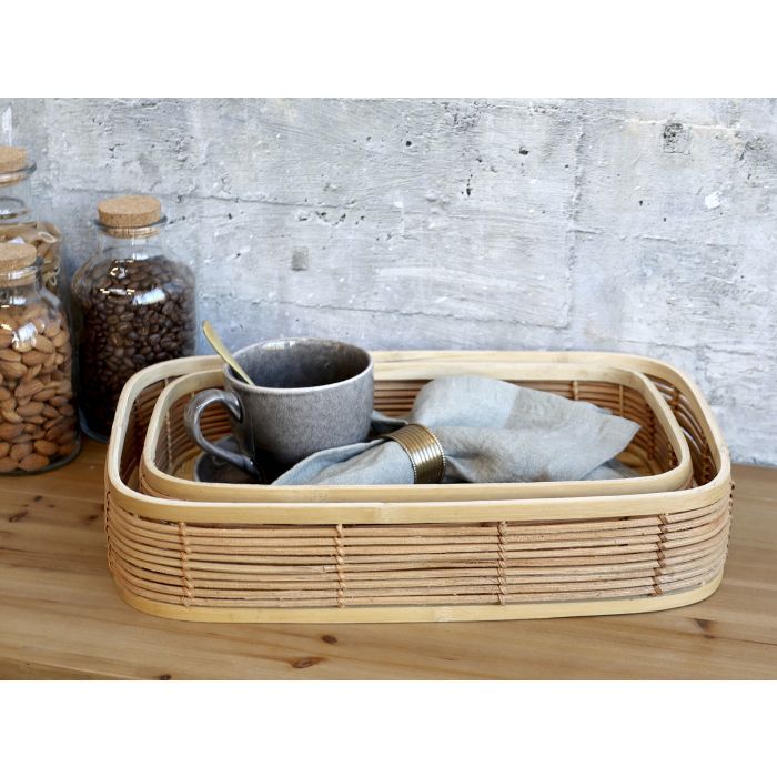 Bamboo Tray set of 2