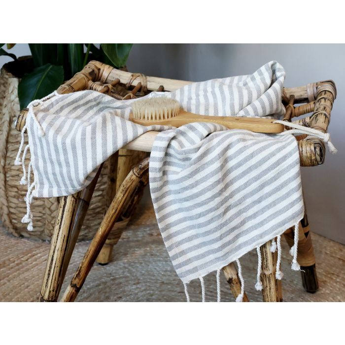 Hammam Towel w. stripes Éternel