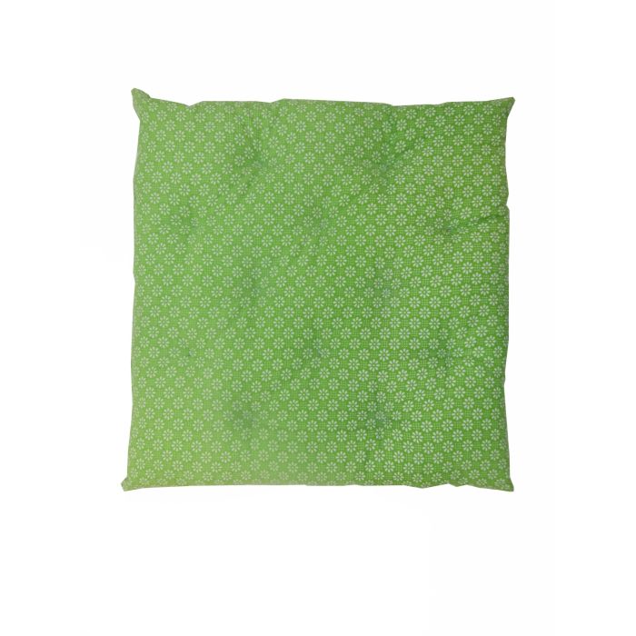 Daisy Chair Cushion green 40x40cm+5cm