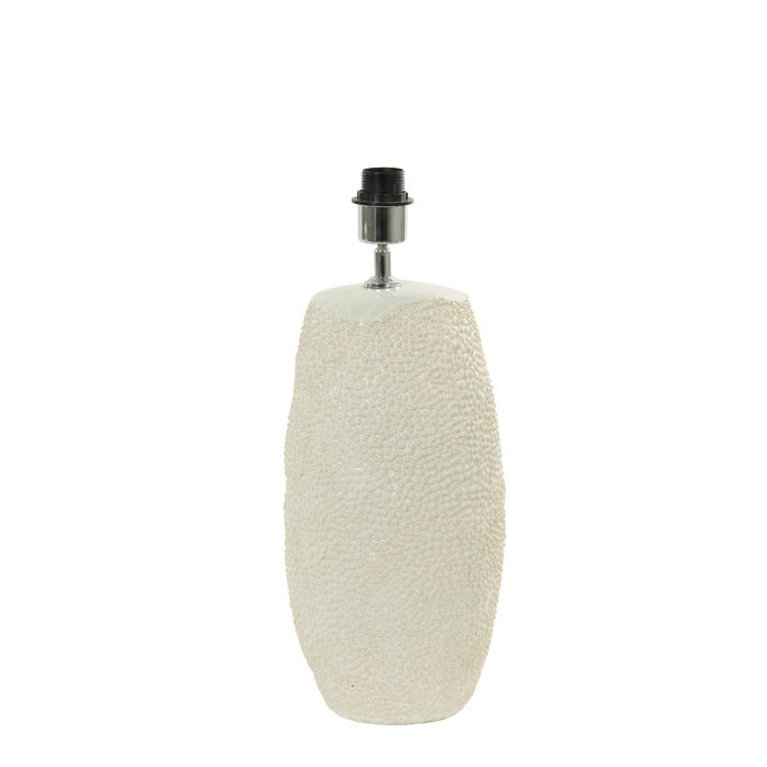 Lamp base Ø30,5x51,5 cm KYARA ceramics cream