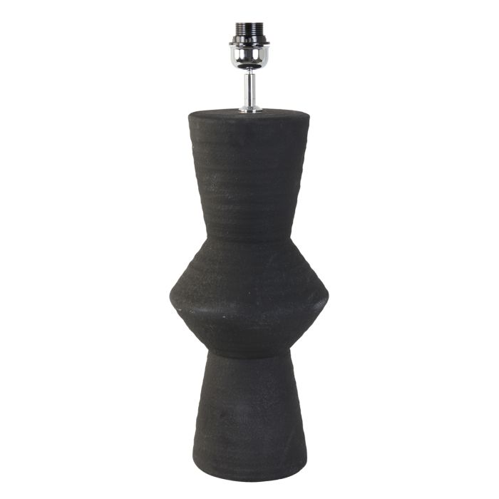 Lamp base Ø22,5x61 cm AYLA ceramics black