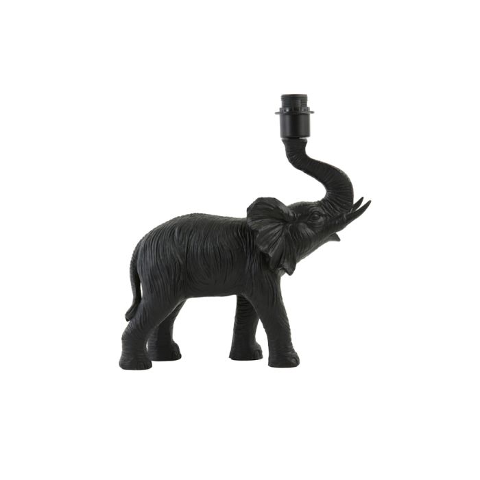 Lamp base 37x14x40 cm ELEPHANT matt black
