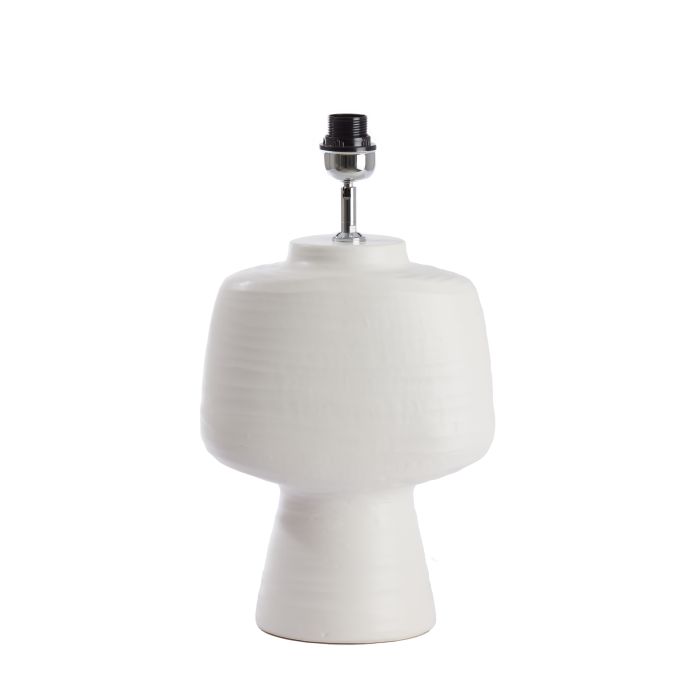 Lamp base 29,5x18,5x49 cm GANDORO ceramics matt cream