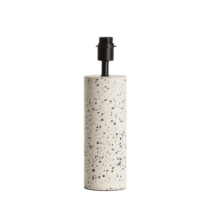Lamp base Ø11,5x41 cm RANDY terrazzo white+matt black