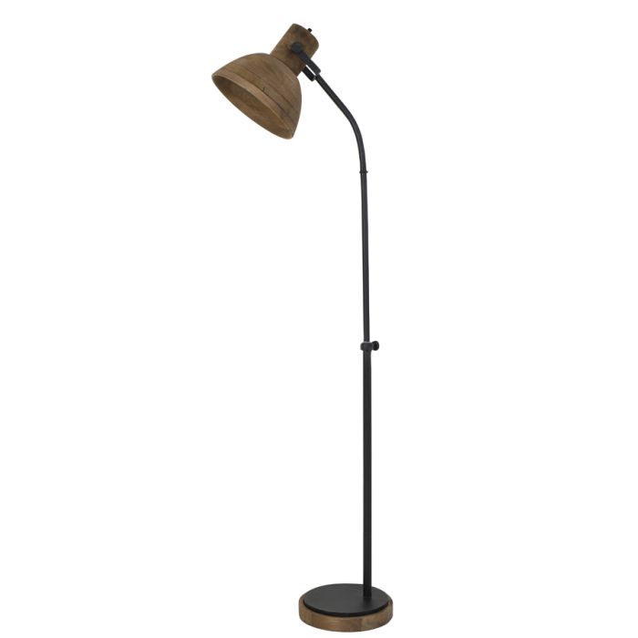 Floor lamp 47x29x129 cm IMBERT wood brown+matt black