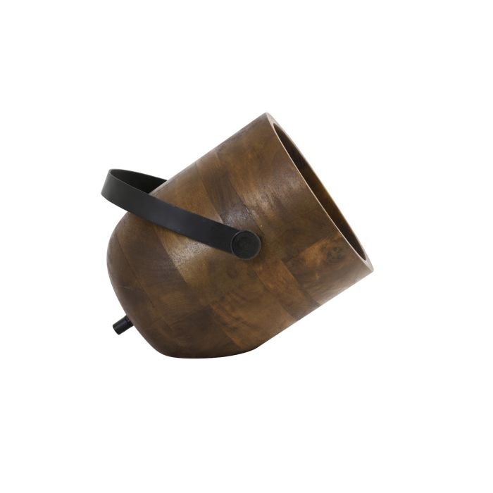 A - Table lamp 24x20x23 cm REHAN wood oil brown+black