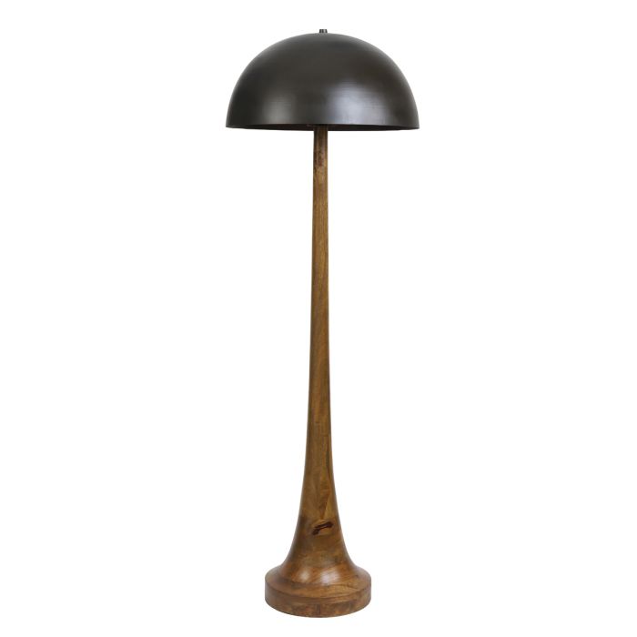 Floor lamp Ø50x155 cm JOVANY wood oil+black