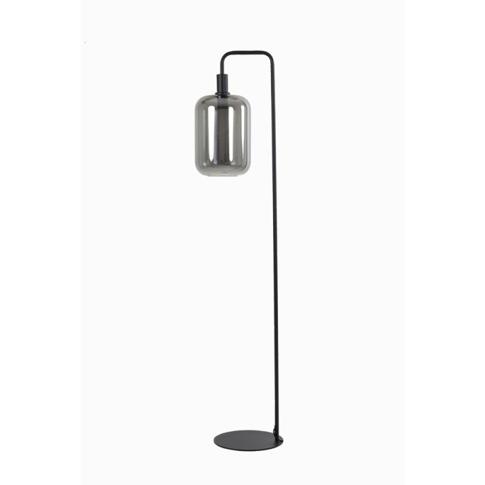 Floor lamp 35,5x28x155 cm LEKAR black+smoked glass high