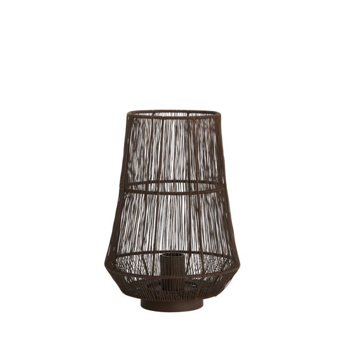 Table lamp Ø24x33 cm BANJAR dark brown