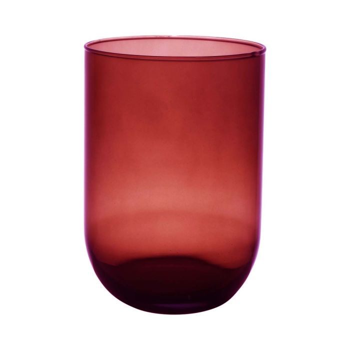 Essentials Emilia Transparent Vase purple h20 d14