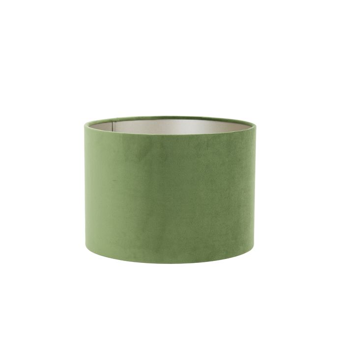 Shade cylinder 25-25-18 cm VELOURS dusty green