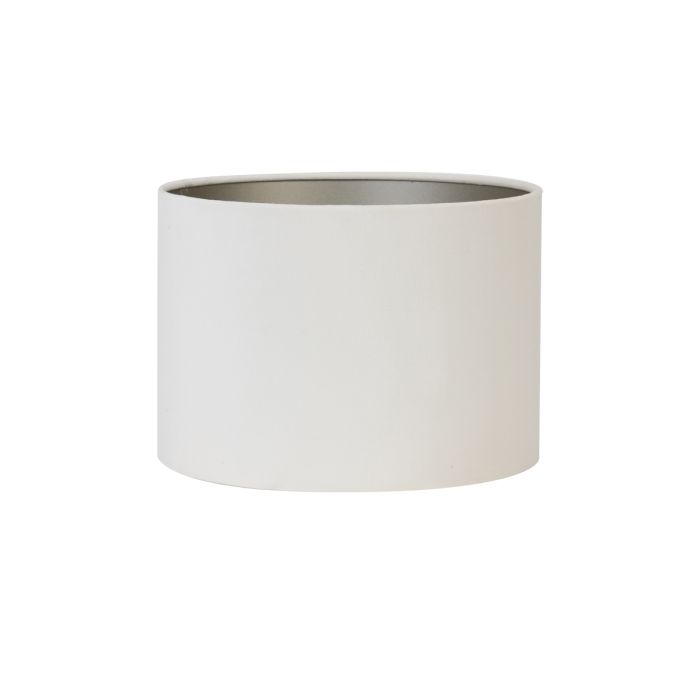 Shade cylinder 25-25-18 cm VELOURS off white
