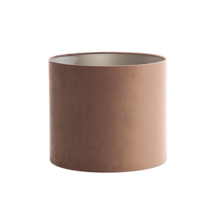 Shade cylinder 35-35-30 cm VELOURS chocolate brown