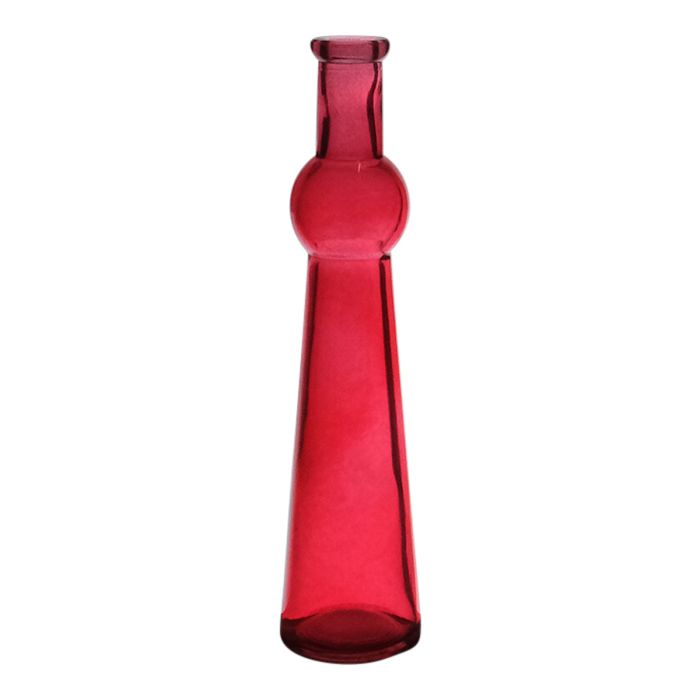 Tower Bottle Vase rouge red h23 d5,5