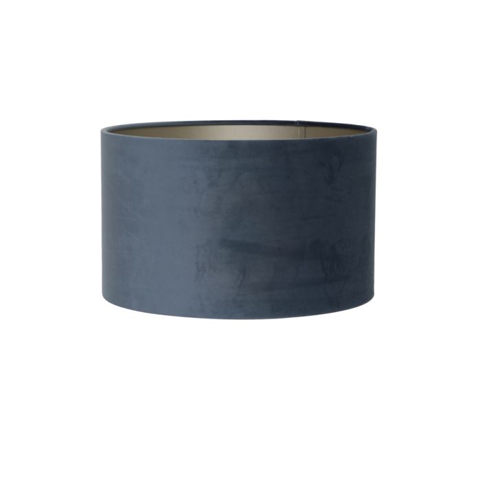 Shade cylinder 40-40-30 cm VELOURS dusty blue