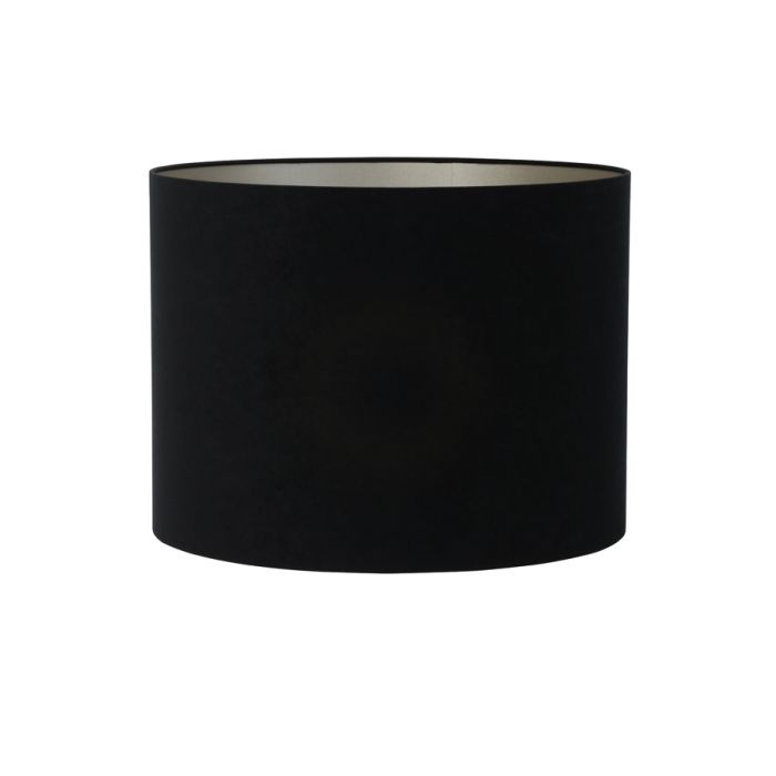 Shade cylinder 50-50-38 cm VELOURS black-taupe