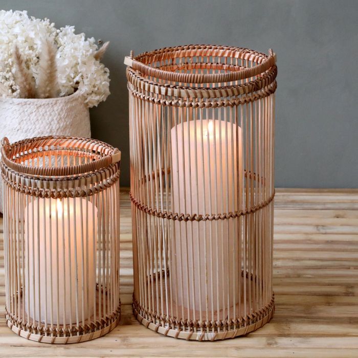 Lantern in bamboo