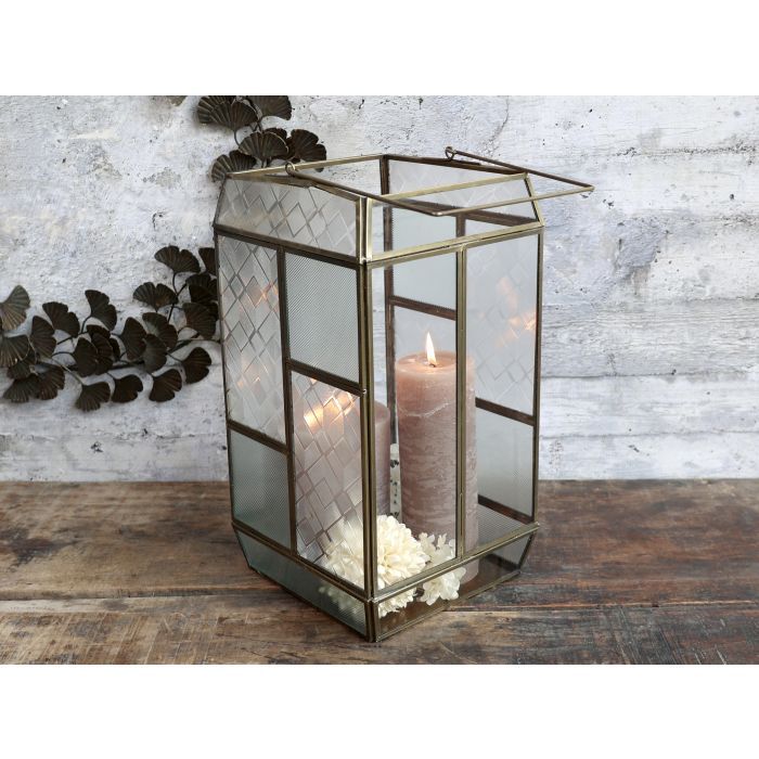 Lantern frosted glass