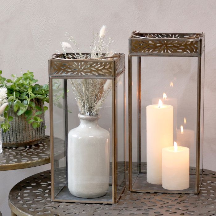 Lantern w. decor edge