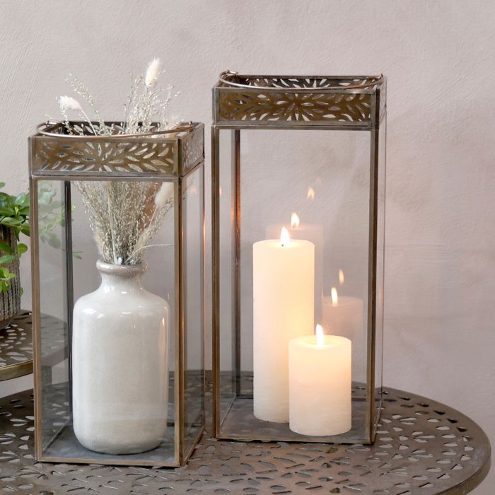 Lantern w. decor edge