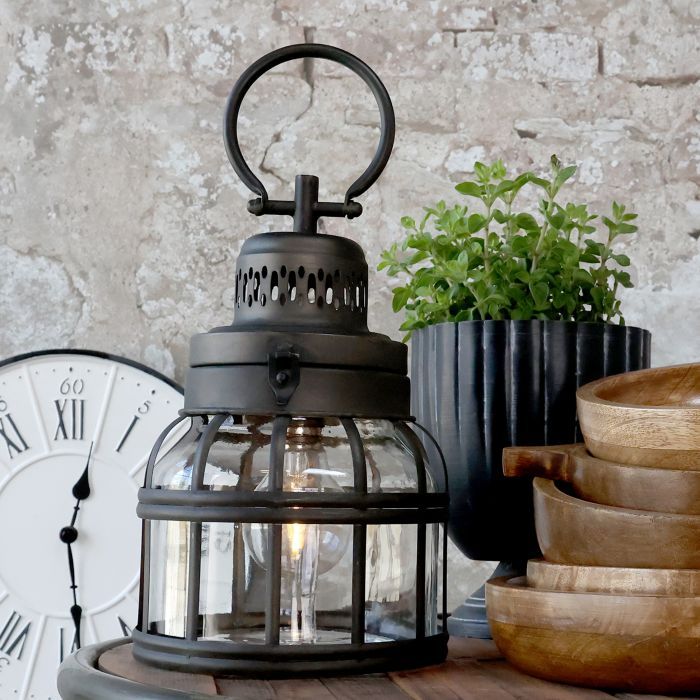 Stable Lantern incl. bulb & timer