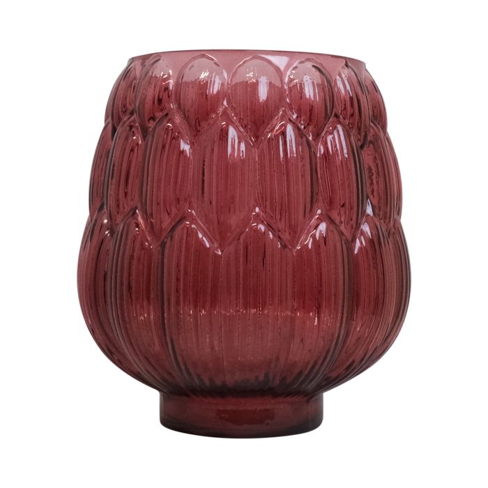 Artis Vase On Foot red h20,5 d19