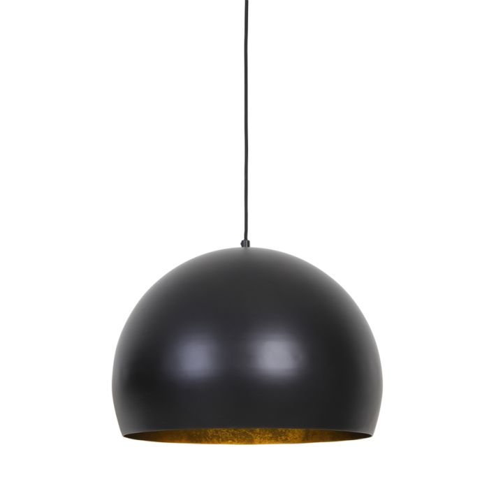 Hanging lamp Ø56x40 cm JAICEY matt black-gold