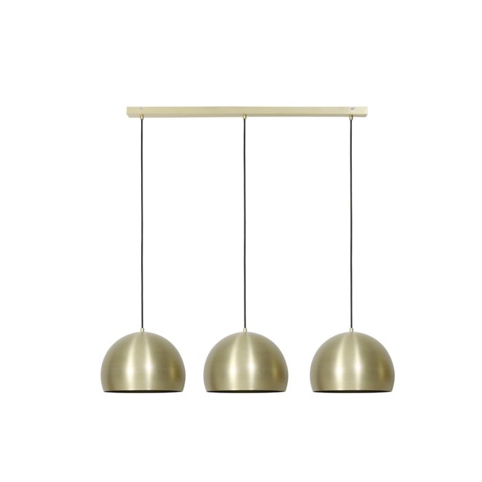 Hanging lamp 3L 120x33x25 cm JAICEY matt gold