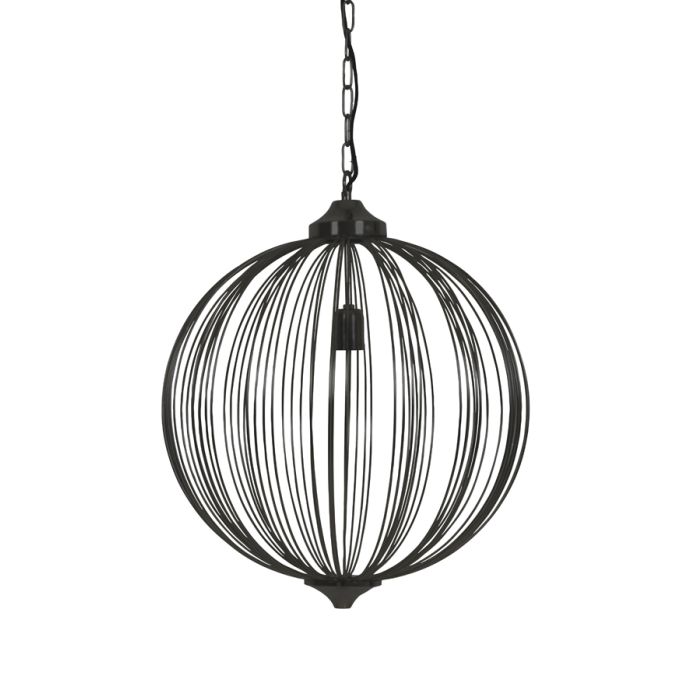 Hanging lamp Ø50x60 cm MALA matt black