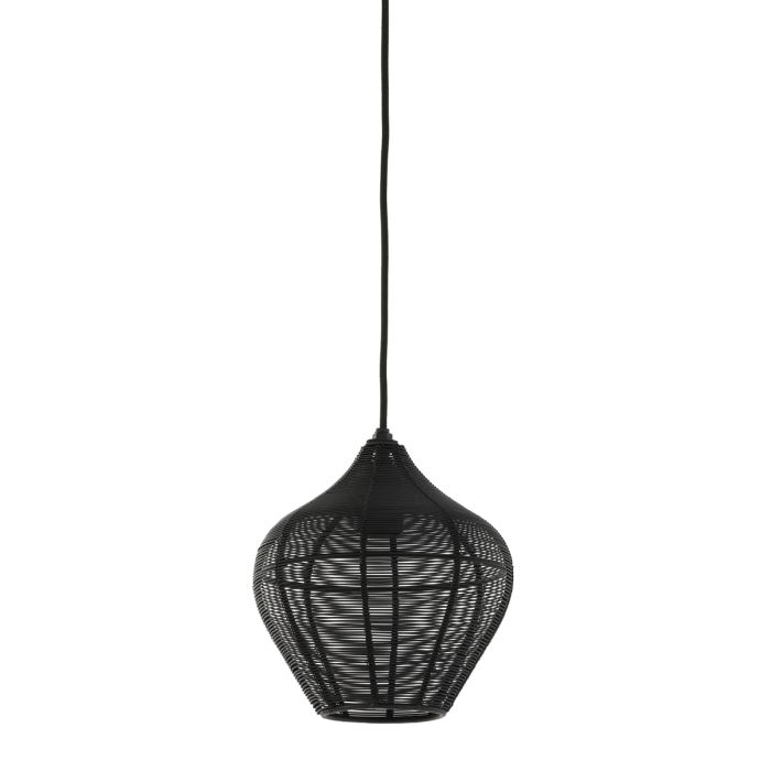 Hanging lamp Ø20x22 cm ALVARO matt black