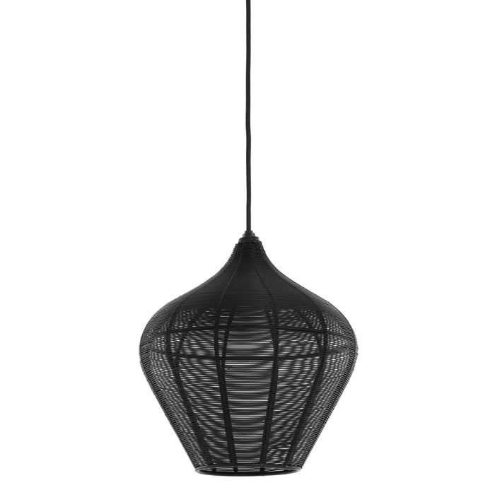 Hanging lamp Ø27x29,5 cm ALVARO matt black