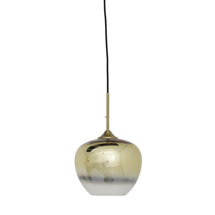 Hanging lamp Ø23x18 cm MAYSON glass gold-clear+gold