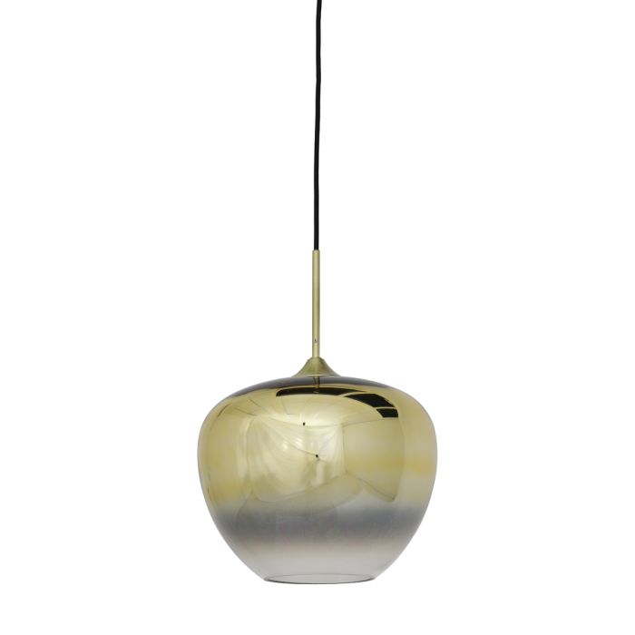 Hanging lamp Ø30x25 cm MAYSON glass gold-clear+gold
