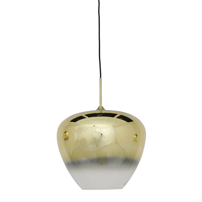 Hanging lamp Ø40x34 cm MAYSON glass gold-clear+gold