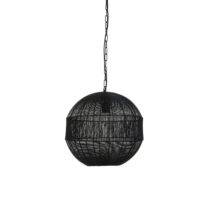Hanging lamp Ø45x47 cm PILKA matt black
