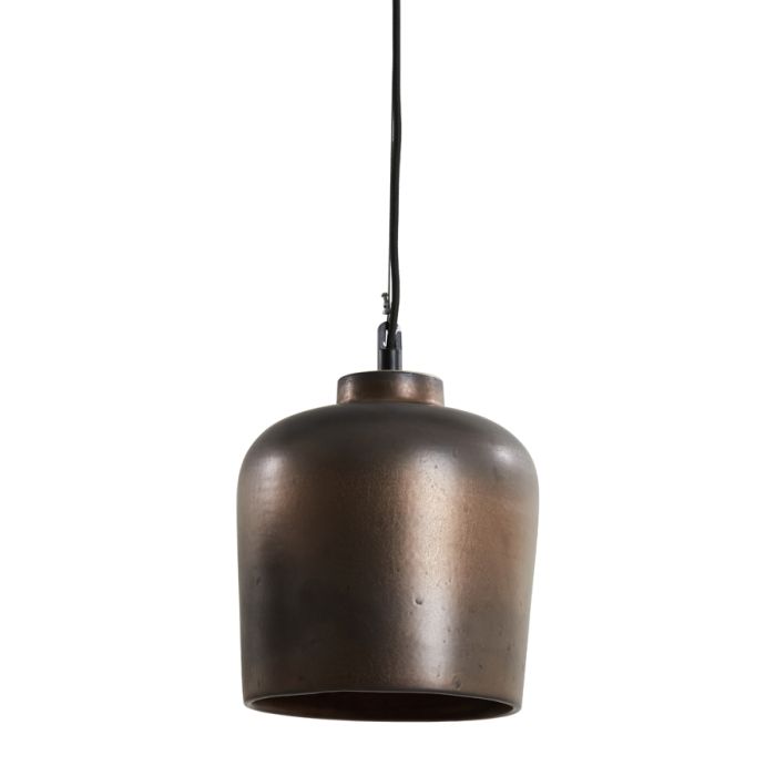 Hanging lamp Ø22,5x25 cm DENA matt bronze