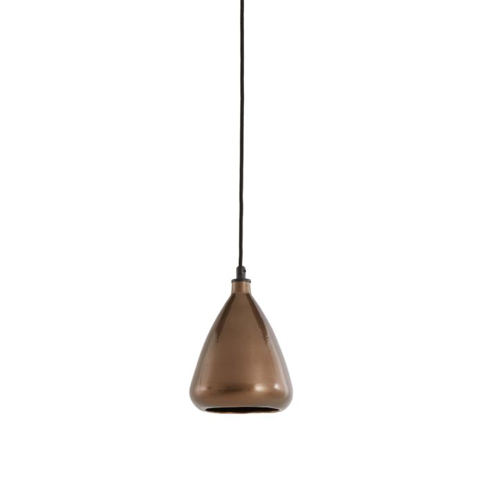Hanging lamp Ø18x20 cm DESI shiny bronze