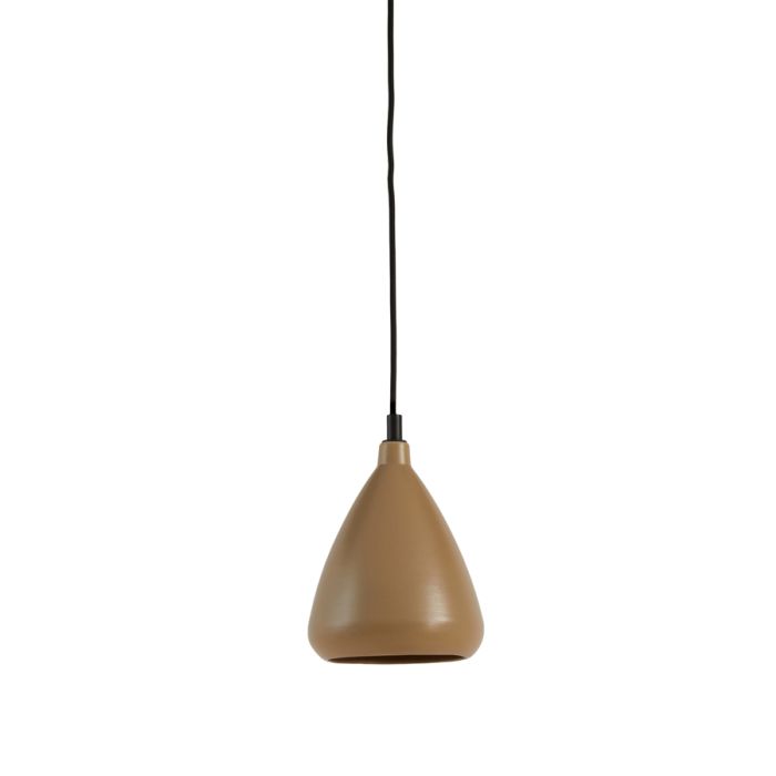 Hanging lamp Ø18x20 cm DESI matt olive green