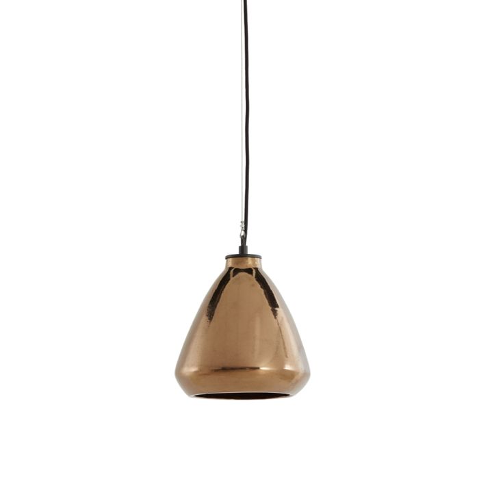 D - Hanging lamp Ø22,5x25 cm DESI shiny bronze
