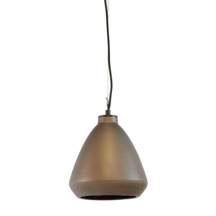 Hanging lamp Ø22,5x25 cm DESI matt bronze
