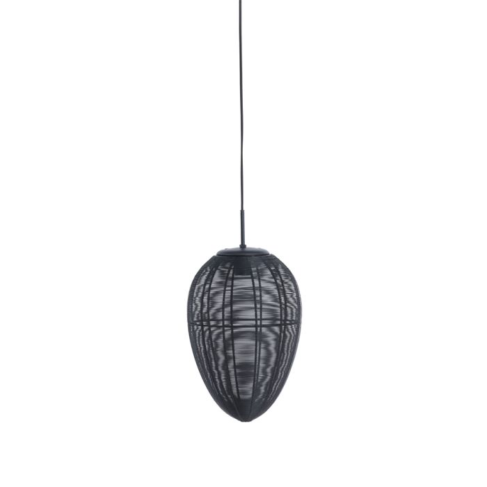 Hanging lamp Ø20x33 cm YAELLE matt black