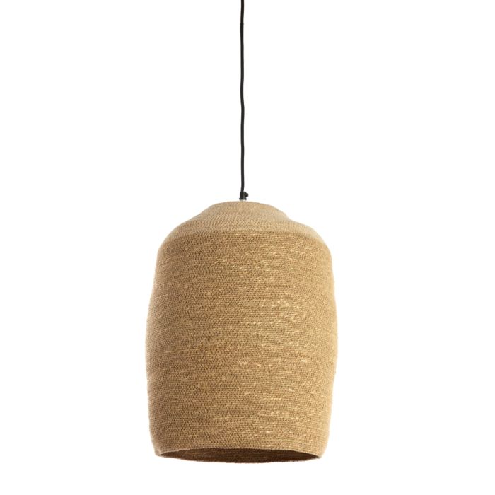 Hanging lamp Ø36x48 cm BOLSENA seagrass natural+cream