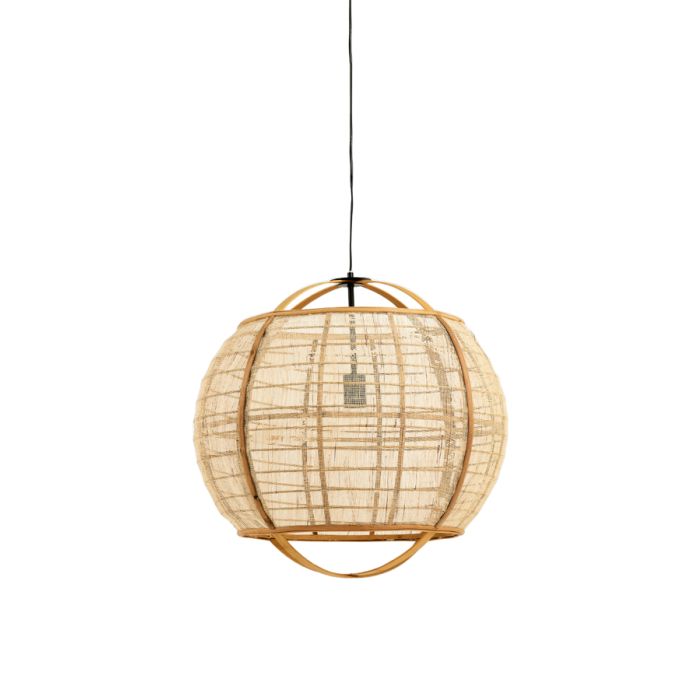 Hanging lamp Ø50,5x50 cm REEVA linen beige